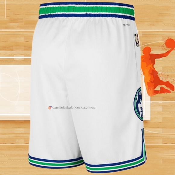 Pantalone Minnesota Timberwolves Hardwood Classic Blanco