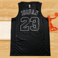 Camiseta Chicago Bulls Michael Jordan NO 23 MVP Negro