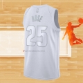 Camiseta Detroit Pistons Derrick Rose NO 25 MVP Blanco