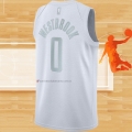 Camiseta Houston Rockets Russell Westbrook NO 0 MVP Blanco