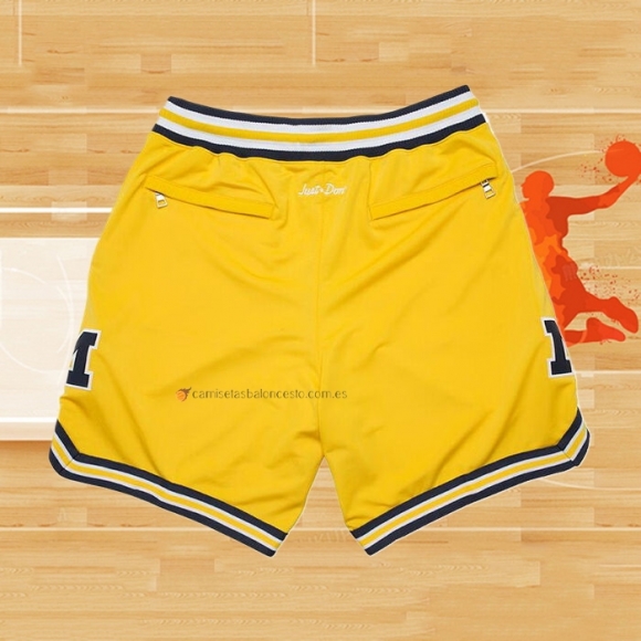 Pantalone Air Jordan Just Don NCAA Michigan Amarillo