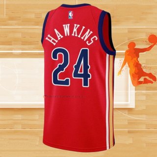 Camiseta New Orleans Pelicans Jordan Hawkins NO 24 Statement 2023-24 Rojo