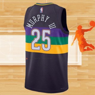 Camiseta New Orleans Pelicans Trey Murphy III NO 25 Ciudad 2022-23 Violeta