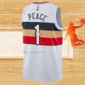 Camiseta New Orleans Pelicans Zion Williamson NO 1 Earned 2019-20 Blanco