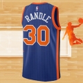 Camiseta New York Knicks Julius Randle NO 30 Ciudad 2023-24 Azul