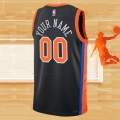 Camiseta New York Knicks Personalizada Ciudad 2022-23 Negro