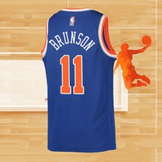 Camiseta Nino New York Knicks Jalen Brunson NO 11 Icon 2022-23 Azul