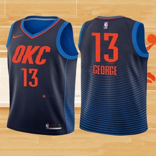 Camiseta Nino Oklahoma City Thunder Paul George NO 13 Statement 2017-18 Azul