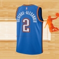 Camiseta Nino Oklahoma City Thunder Shai Gilgeous-Alexander NO 2 Icon Azul