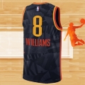 Camiseta Oklahoma City Thunder Jalen Williams NO 8 Ciudad 2023-24 Negro