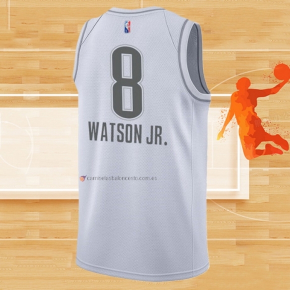 Camiseta Oklahoma City Thunder Paul Watson JR. NO 8 Ciudad 2021-22 Blanco