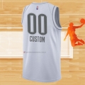 Camiseta Oklahoma City Thunder Personalizada Ciudad 2021-22 Blanco