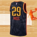 Camiseta Oklahoma City Thunder Vasilije Micic NO 29 Ciudad 2023-24 Negro