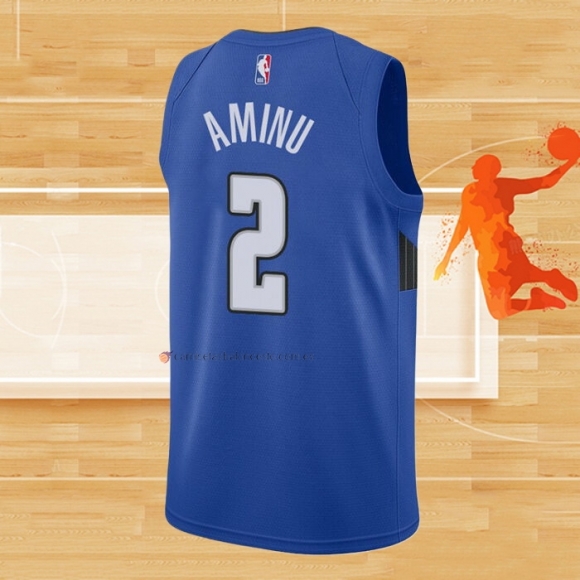 Camiseta Orlando Magic Al-Farouq Aminu NO 2 Statement Edition Azul