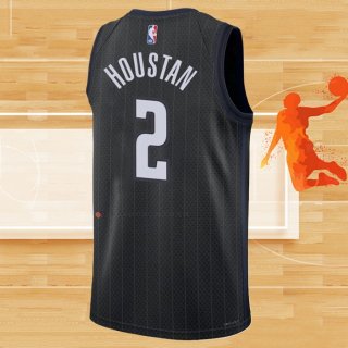 Camiseta Orlando Magic Caleb Houstan NO 2 Ciudad 2022-23 Negro