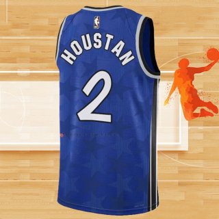 Camiseta Orlando Magic Caleb Houstan NO 2 Classic 2023-24 Azul