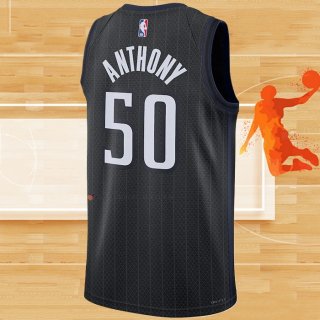 Camiseta Orlando Magic Cole Anthony NO 50 Ciudad 2022-23 Negro