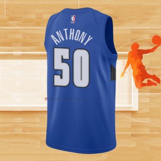 Camiseta Orlando Magic Cole Anthony NO 50 Statement Edition Azul