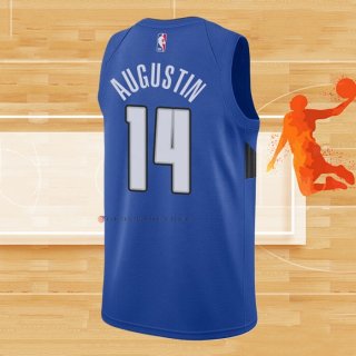 Camiseta Orlando Magic D.J. Augustin NO 14 Statement Edition Azul