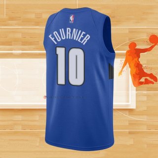 Camiseta Orlando Magic Evan Fournier NO 10 Statement Edition Azul