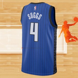 Camiseta Orlando Magic Jalen Suggs NO 4 Statement 2022-23 Azul