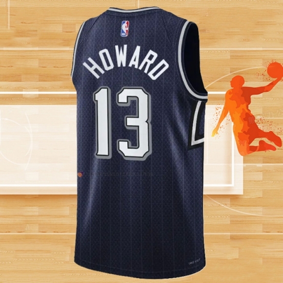 Camiseta Orlando Magic Jett Howard NO 13 Ciudad 2023-24 Azul