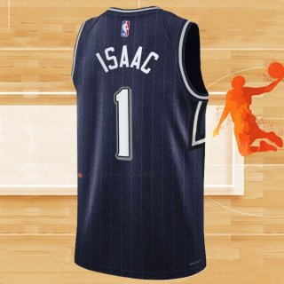 Camiseta Orlando Magic Jonathan Isaac NO 1 Ciudad 2023-24 Azul