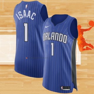 Camiseta Orlando Magic Jonathan Isaac NO 1 Icon Autentico Azul