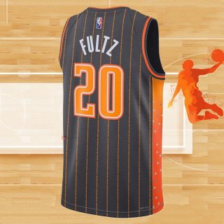 Camiseta Orlando Magic Markelle Fultz NO 20 Ciudad 2021-22 Marron