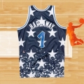 Camiseta Orlando Magic Penny Hardaway NO 1 Independence Day Mitchell & Ness Azul