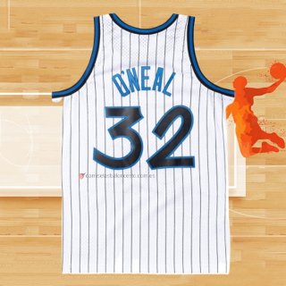 Camiseta Orlando Magic Shaquille O'neal NO 32 Retro Blanco