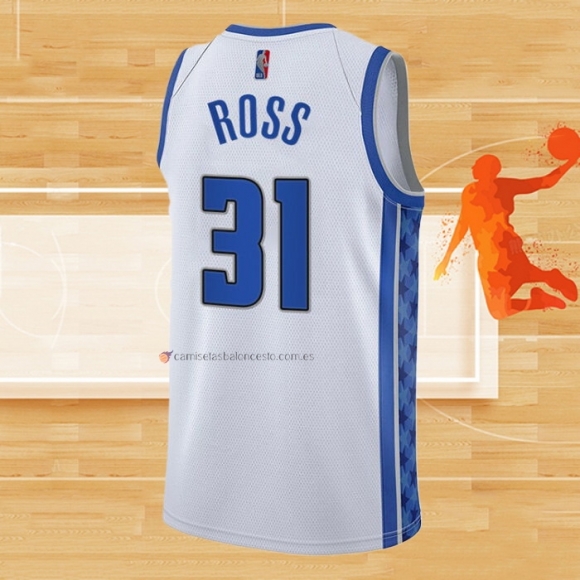 Camiseta Orlando Magic Terrence Ross NO 31 Earned 2020-21 Blanco