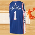 Camiseta Nino Philadelphia 76ers James Harden NO 1 Icon Azul