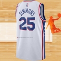 Camiseta Philadelphia 76ers Ben Simmons NO 25 Association Blanco