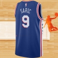 Camiseta Philadelphia 76ers Dario Saric NO 9 Icon Azul