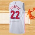 Camiseta Philadelphia 76ers Matisse Thybulle NO 22 Ciudad 2022-23 Blanco