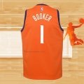 Camiseta Nino Phoenix Suns Devin Booker Statement 2020-21 Naranja