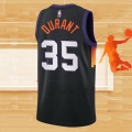 Camiseta Nino Phoenix Suns Kevin Durant NO 35 Ciudad 2020-21 Negro