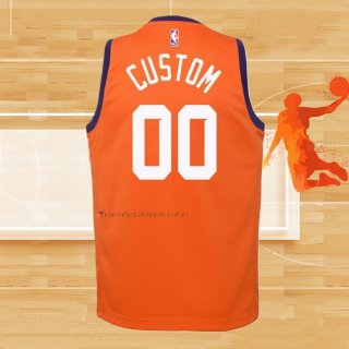 Camiseta Nino Phoenix Suns Personalizada Statement 2020-21 Naranja