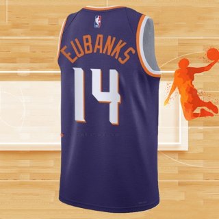 Camiseta Phoenix Suns Drew Eubanks NO 14 Icon 2023-24 Violeta