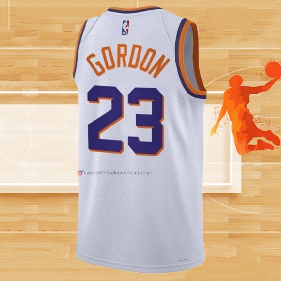 Camiseta Phoenix Suns Eric Gordon NO 23 Association 2023-24 Blanco