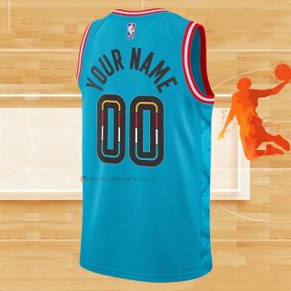 Camiseta Phoenix Suns Personalizada Ciudad 2022-23 Azul