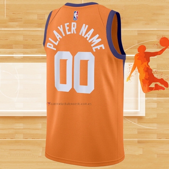 Camiseta Phoenix Suns Personalizada Statement Naranja