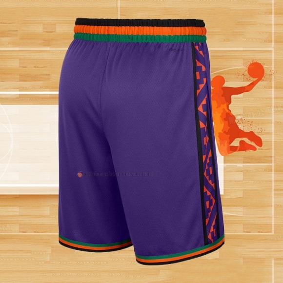 Pantalone Phoenix Suns Ciudad 2024-25 Violeta