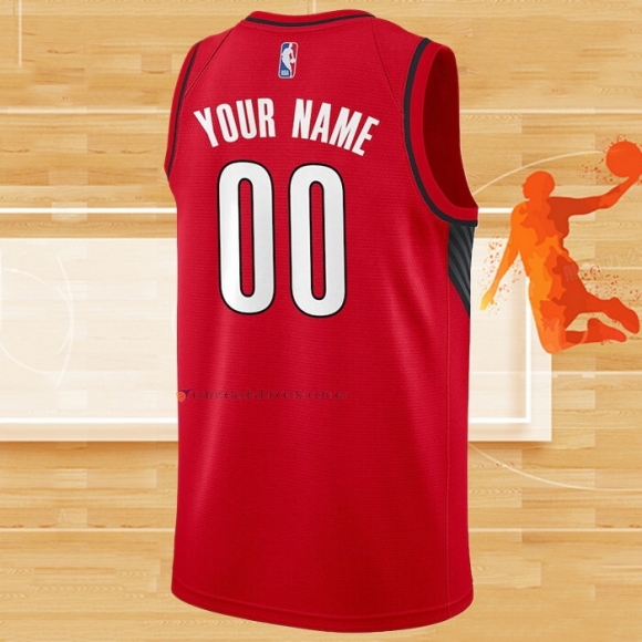 Camiseta Portland Trail Blazers Personalizada Statement 2019-20 Rojo