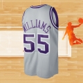 Camiseta Sacramento Kings Jason Williams NO 55 Mitchell & Ness 2000-01 Gris