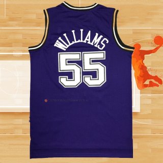 Camiseta Sacramento Kings Jason Williams NO 55 Retro Violeta