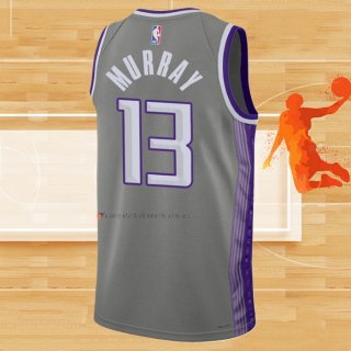 Camiseta Sacramento Kings Keegan Murray NO 13 Ciudad 2022-23 Gris