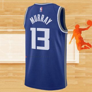 Camiseta Sacramento Kings Keegan Murray NO 13 Ciudad 2023-24 Azul