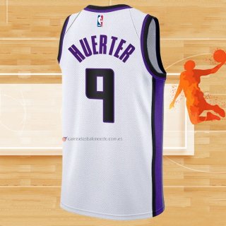 Camiseta Sacramento Kings Kevin Huerter NO 9 Association 2023-24 Blanco